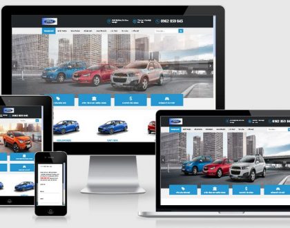 Thiết kế website cho thuê xe ô tô tại Ninh Bình chuẩn SEO giá rẻ